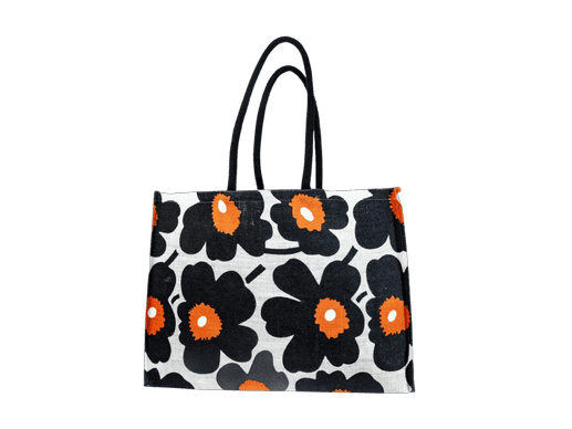 Multipurpose Floral Jute Shopping bag