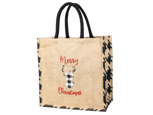 Black Houndstooth Reindeer