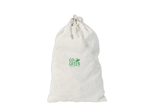 Cotton Laundry Drawstring bag