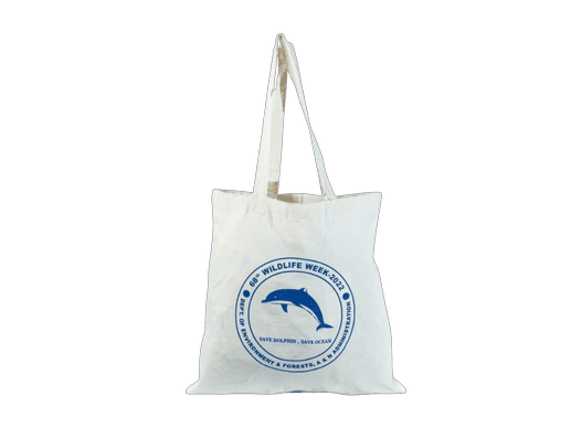Dolphin Print Cotton Promotional bag