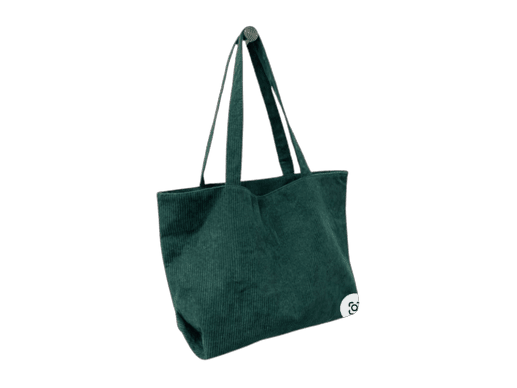 Dark Green Cotton Velvet bag