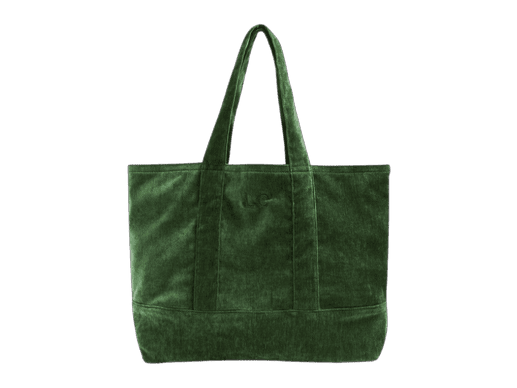 Green Cotton Velvet bag