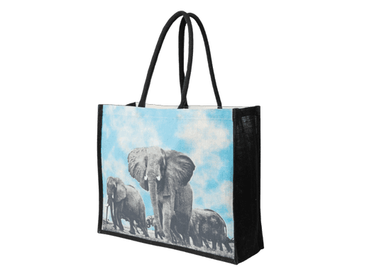 Elephant Herd Juco Tote bag