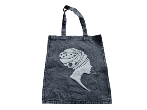 Applique Washed Cloud Canvas bag