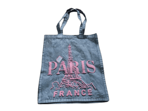 Paris France Washed Cloud Canvas Tote bag