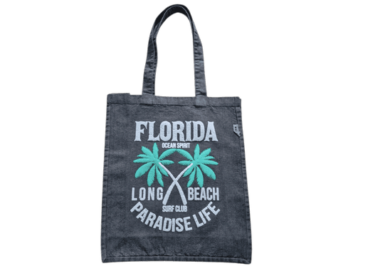 Beach Style Washed Canvas Tote Bag
