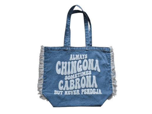 Denim Jeans Tote Fringe bag