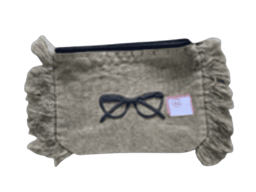 Fringed Utility Zipper   Pouch Bag