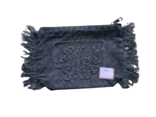 Canvas Fringe Mini Clutch bag